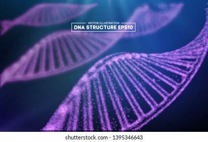 Genome dna vector illustration. DNA structure EPS 10. Genome sequencing concept of gmo and genome editing. Pharmaceutical chemistry and dna research. Biotechnology of molecule connection . Human