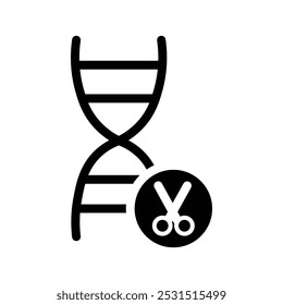 Genombearbeitung Symbol Webdesign in Vektor