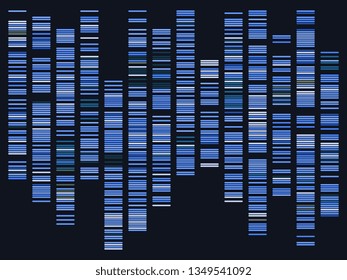 Genomic data. Dna, atom, neurons. Scientific molecule background for medicine, science technology chemistry with genomic data.