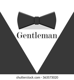 Gentelman. The bow tie