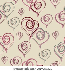 gentle abstract art pattern on a light background 