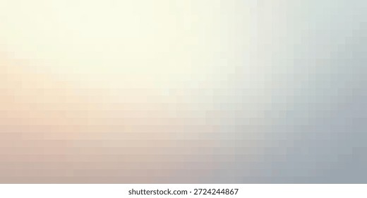 Um plano de fundo suave e abstrato com um gradiente suave de cores, transicionando suavemente de um tom quente e claro para tons mais frios e silenciados.