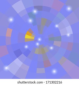 Gentle abstract circular background pink-blue light for your design on the site, greetings, advertising