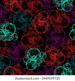  Gentle baby print. Vector illustration for fabric, wallpaper or wrapping paper design. Watercolor soap bubbles. Vector pattern