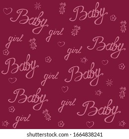 Gentle baby vector graphics from baby items