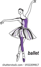 gentle ballerina as a symbol of grace and beauty