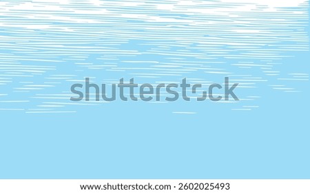 Gentle blue gradient and white horizontal lines create a serene and ethereal background ideal for a variety of design applications and visual storytelling