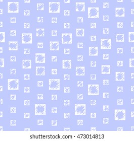 Gentle blue pattern with white squares