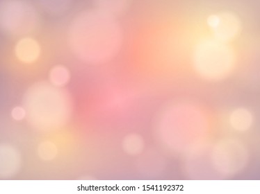 Gentle blurry background. Defocused beautiful abstract background. Elegant blurred backdrop for design template. Background blur bokeh and light effect. Soft bright lights, blinking stars and sparks