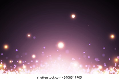 Sólidos fondos abstractos de luz suave bokeh, Vector eps 10 ilustración de partículas de bokeh, decoración de fondo