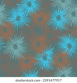 gentle bright tiny flowers pattern For summer print dress Hand drawn cartoon style pattern.