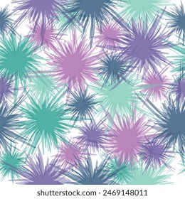 gentle bright tiny flowers pattern For summer print dress Contemporary art seamless texture in hand-drawn style. Flowers, lines and dots.