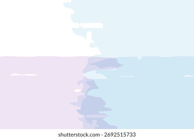 Camadas de pincel suaves evocam suavidade e estilo. Plano de fundo abstrato do vetor