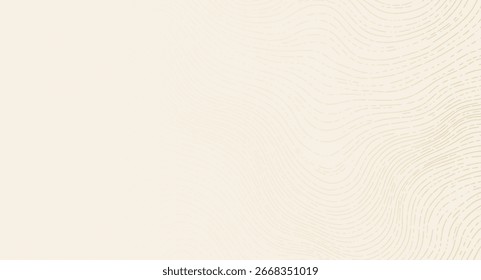 El suave fondo crema con sutiles patrones ondulados ofrece una superficie texturizada y calmante, ideal para agregar un toque suave y refinado a diseños o presentaciones, perfecto para fondos