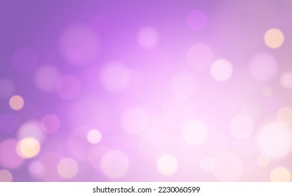 Gentle and Cute bokeh soft light abstract background, Vector eps 10 illustration bokeh particles, Background decoration