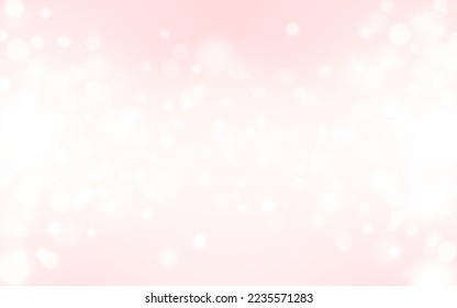 Gentle and Cute bokeh soft light abstract background, Vector eps 10 illustration bokeh particles, Background decoration