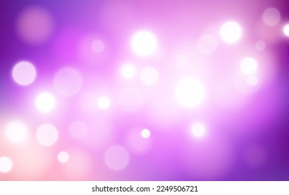 Gentle and Cute bokeh soft light abstract background, Vector eps 10 illustration bokeh particles, Background decoration