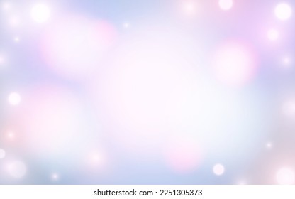 Gentle and Cute bokeh soft light abstract background, Vector eps 10 illustration bokeh particles, Background decoration