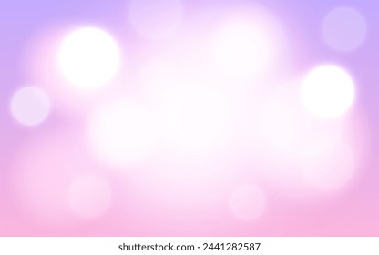 Sanfter und niedlicher bokeh weiches Licht abstrakter Hintergrund, Vektor eps 10 Illustration bokeh Partikel, Hintergrund Dekoration