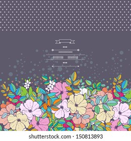 Gentle decor with flowers