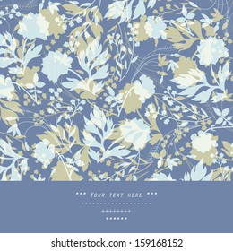 Gentle decor with flowers