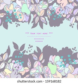 Gentle decor with flowers