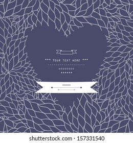  Gentle decor with leaves in vector
