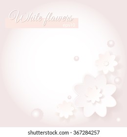 Gentle floral background