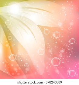 Gentle floral background