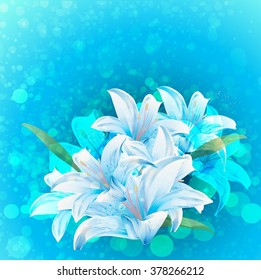 Gentle floral background