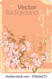 Gentle floral background