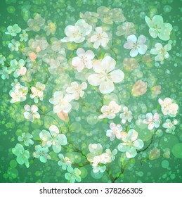 Gentle floral background