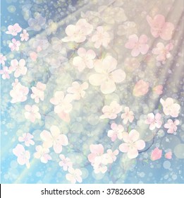 Gentle floral background