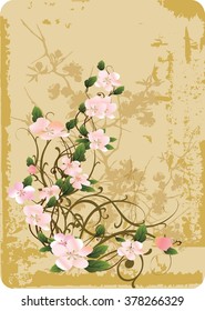 Gentle floral background