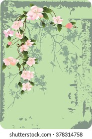 Gentle floral background