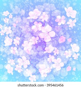 Gentle floral background