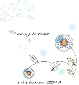 gentle floral background
