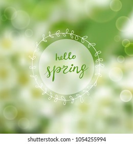 Gentle floral eps10 vector background