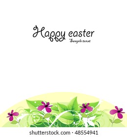 gentle floral spring background