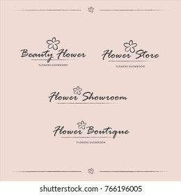Gentle flower boutique logo