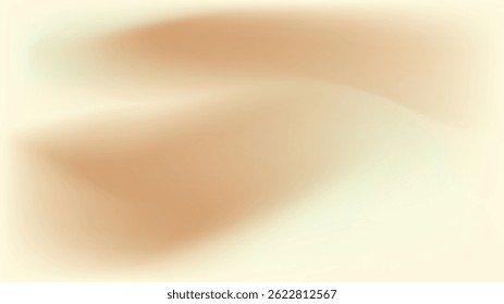 Gentle, flowing abstract shapes in warm colors evoke tranquility.