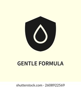 Gentle formula icon vector illustration 