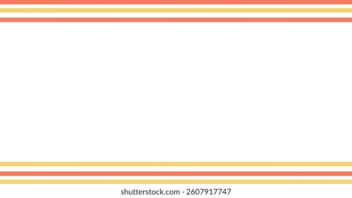Gentle Frame Design with White Background and color Lines