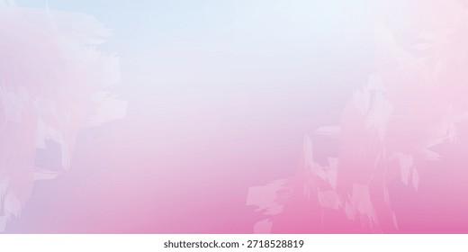 A gentle gradient transitioning from soft pink to light blue, with a faint, abstract floral pattern overlay.