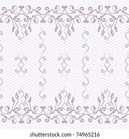 Gentle gray lace