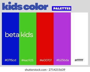 Suave armonía diseñada para niños que muestran una paleta equilibrada y edificante que inspira imaginación creatividad y diversión aprendiendo todos los días