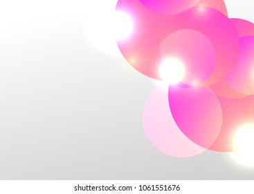 Gentle light background, abstract design, pink color.