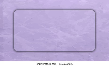 Gentle lilac background with a frame on different layers. Vector.