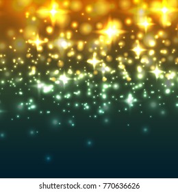 A gentle magic wallpaper with stars - vector.