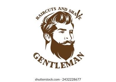 Gentle man Logo Design Template Datei eps 